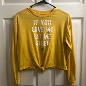 “If you love me let me sleep”